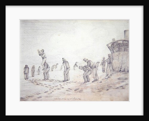 Sailors Playing at Leap Frog by Captain George Francis Lyon