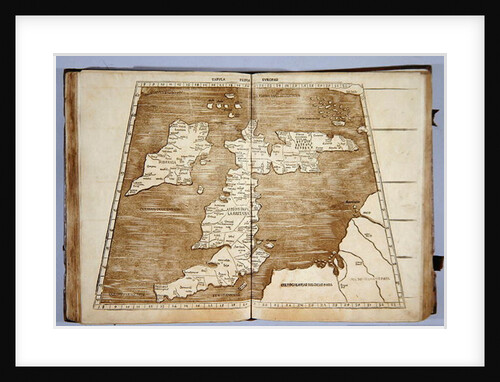 Tabula Prima Europa by Ptolemy