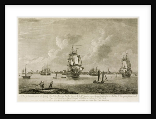 A View of Charles Town the Capital of South Carolina in North America by Thomas Mellish