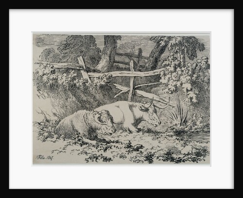 Cattle Resting, 1807 by Robert Hills