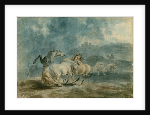 Horses Fighting by Sawrey Gilpin