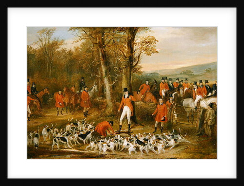 The Berkeley Hunt: The Death, 1842 by Francis Calcraft Turner