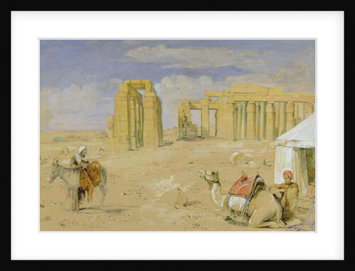 The Ramesseum at Thebes, c.1850 by John Frederick Lewis