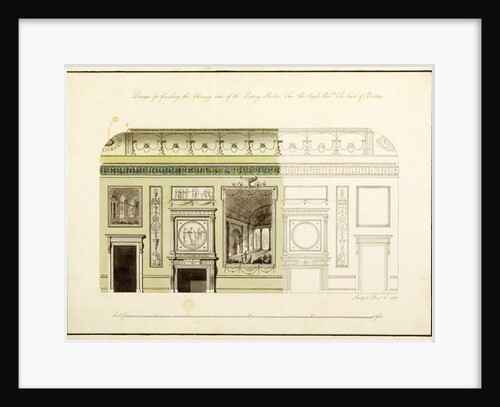 Headfort House, Eating Parlor, Chimney Piece, 1775 by Robert Adam