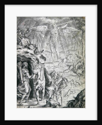 Dido and Aeneas Sheltering in a Cave by Francis Cleyn