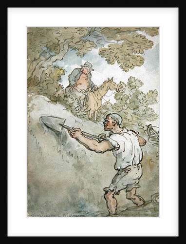The Hedger and Ditcher by Thomas Rowlandson