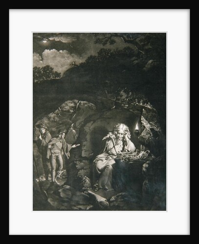 A Philosopher by Lamplight by Joseph Wright of Derby