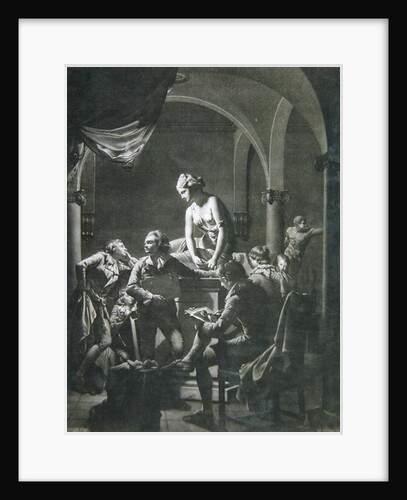 Drawing Academy, engraved by William Pether c.1772 by Joseph (after) Wright of Derby
