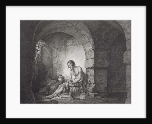 The Captive, engraved by Thomas Ryder 1786 by Joseph Wright of Derby