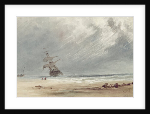 Storm Over a Coast by Giles Firman Phillips