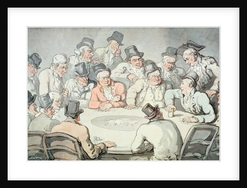 The Gaming Table by Thomas Rowlandson