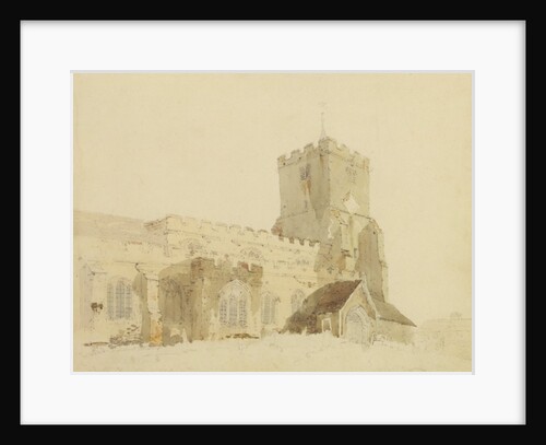Writtle Church, Essex, c.1795 by Thomas Girtin