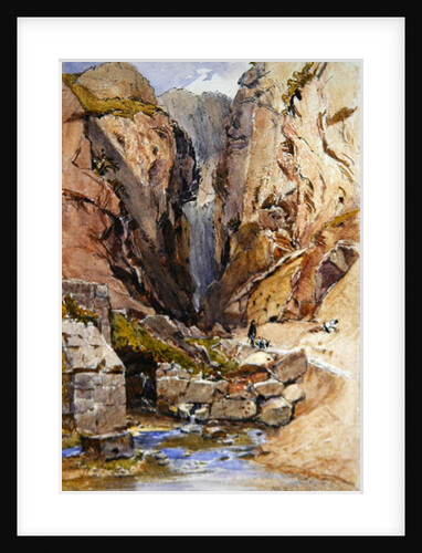 The Castalian Spring, Delphi, c.1895 by John Fulleylove