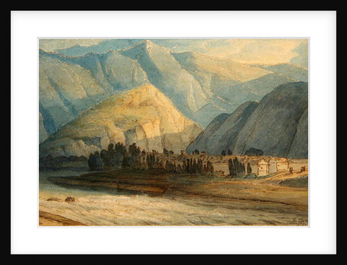 The Grange at the Head of the Keswick Lake, 1786 by Francis Towne