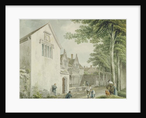 Alms Houses in St. Cuthbert's Churchyard, Wells by Michael Rooker