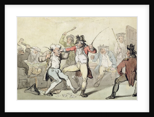 Cheating at Cards by Thomas Rowlandson