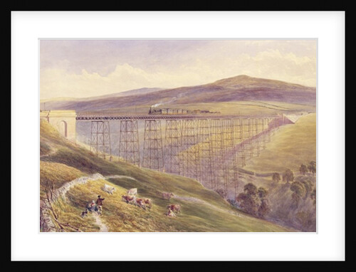 Belah Viaduct, 1869 by John Osborn Brown