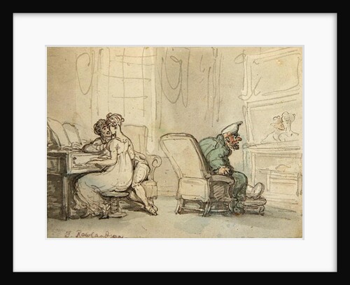 The Reflection by Thomas Rowlandson