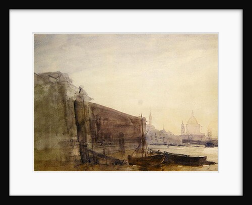 The Thames, Early Morning, Toward St. Paul's, c.1849 by John William Inchbold