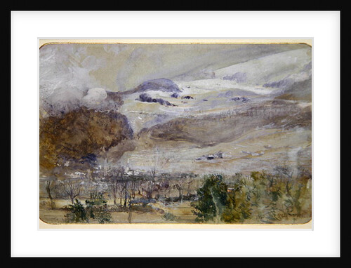 Swiss Valley Landscape, 1885 by John William Inchbold