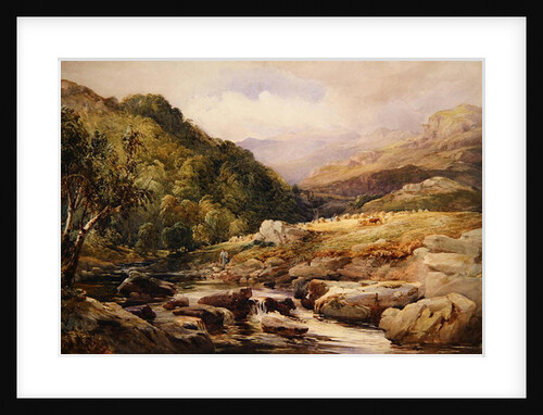 Landscape with Stream and Haymakers by David Hall McKewan