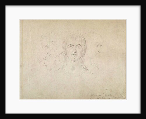 Five Visionary Heads of Women, c.1820 by William Blake