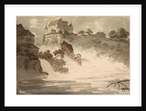 Falls at Schauffhausen, 1782 by George Howland Beaumont