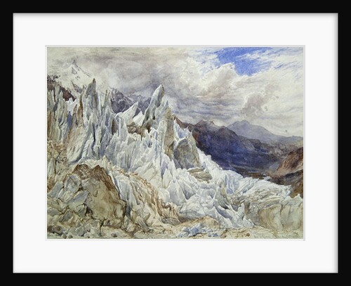 Mer de Glace, 1856 by Henry Moore
