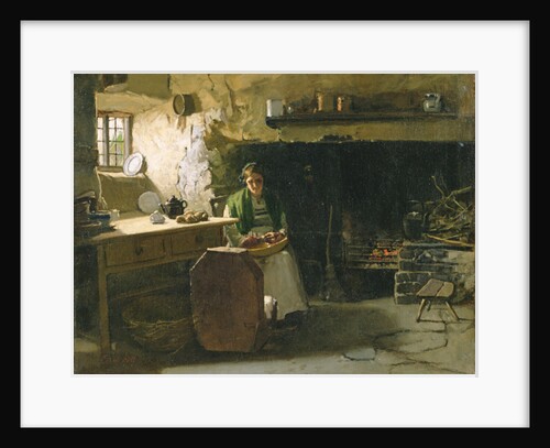 Peeling Potatoes by Frank Holl