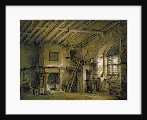 The Tolbooth, stage design for 'The Heart of Midlothian', c.1819 by Alexander Nasmyth