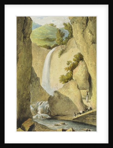Waterfall on the Windward Road near Kingston by James (after) Hakewill