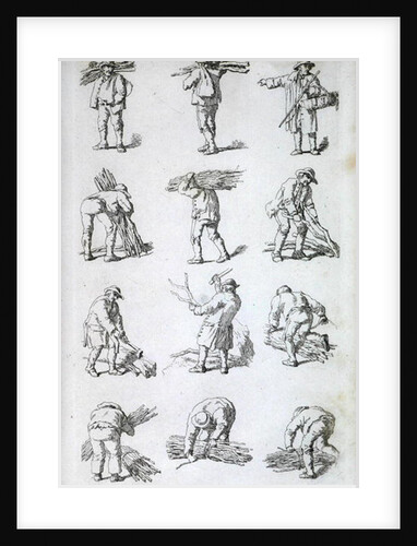 Illustration from 'Etchings of Rustic Figures: for the Embellishment of Landscape', 1815 by William Henry Pyne