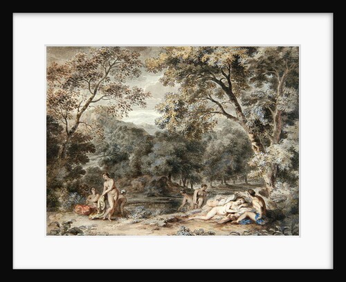 Nymphs Bathing in a Wooded Glade, c.1765-70 by William Taverner