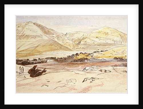 Jericho, 7 May 1858, 1858 by Edward Lear