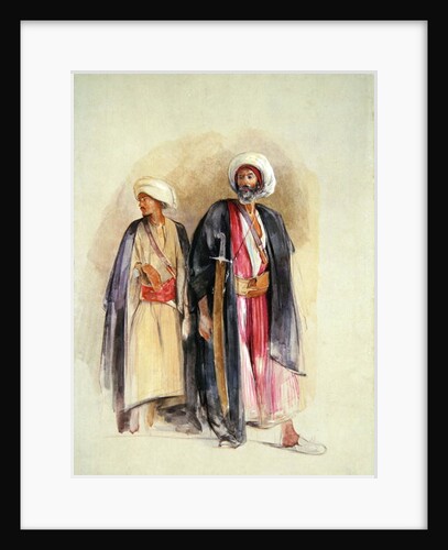 Sheik Hussein of Gebel Tor and His Son, c.1842-43 by John Frederick Lewis