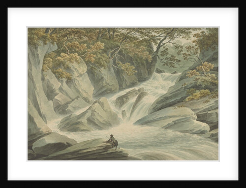 Hafod: Upper Part of the Cascade, 1793 by John Warwick Smith