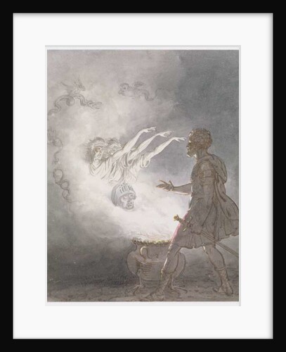 Macbeth and the Apparition of the Armed Head, Act IV, Scene I by William Marshall Craig