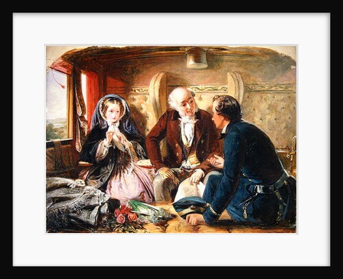 First Class - The Meeting 'And at first meeting loved.', 1855 by Abraham Solomon