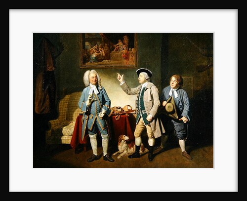 Edward Shuter, John Beard and John Dunstall in Isaac Bickerstaffe's 'Love in a Village', 1767 by Johann Zoffany