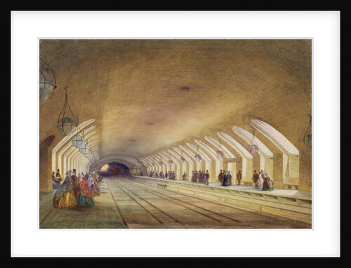 Baker Street Station, 1863 by Samuel John Hodson