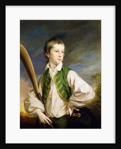 Charles Collyer as a boy, with a cricket bat, 1766 by Francis Cotes
