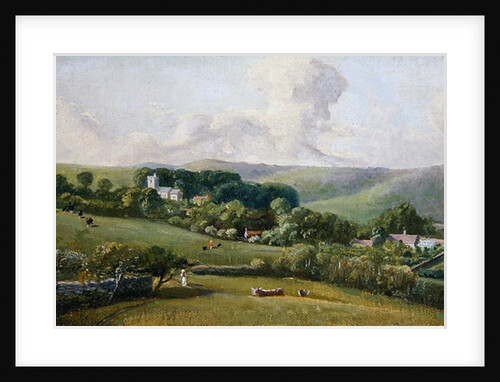 Osmington, A view to the village, c.1816 by John Fisher