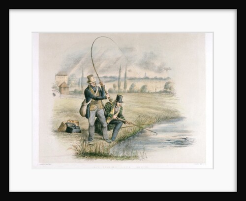 Jack Fishing, Lea Bridge by Henry Heath