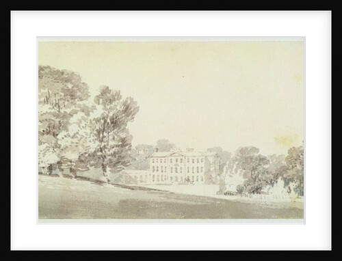 A three storied Georgian house in a park, c.1795 by Joseph Mallord William Turner