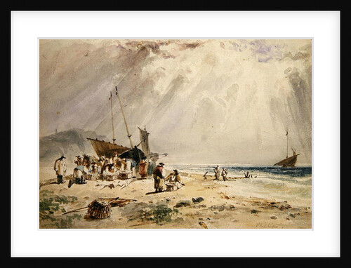 Fishmarket on the Beach by Giles Firman Phillips