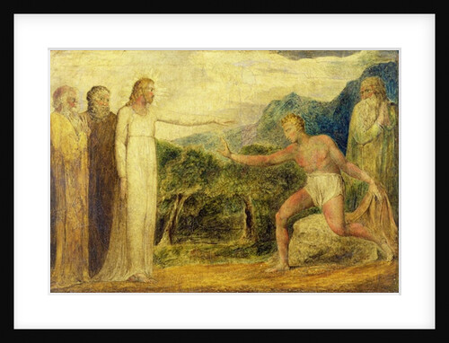 Christ giving sight to Bartimaeus by William Blake