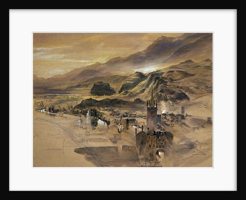 d View of Sion, Valais by John Ruskin