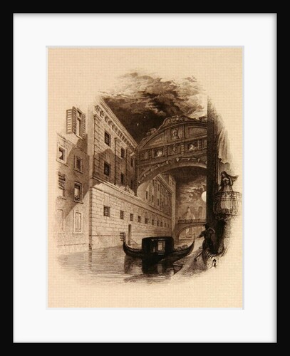 The Bridge of Sighs, Venice, c.1832 by Edward Francis Finden