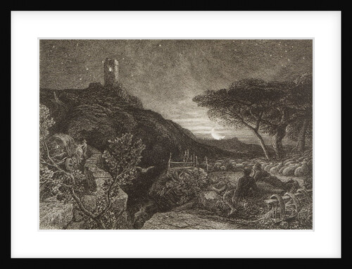 The Lonely Tower, 1879 by Samuel Palmer