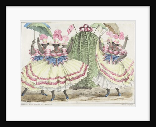 Red-Set Girls and Jack-in-the-Green, plate 2 from 'Sketches of Character...', 1838 by Isaac Mendes Belisario